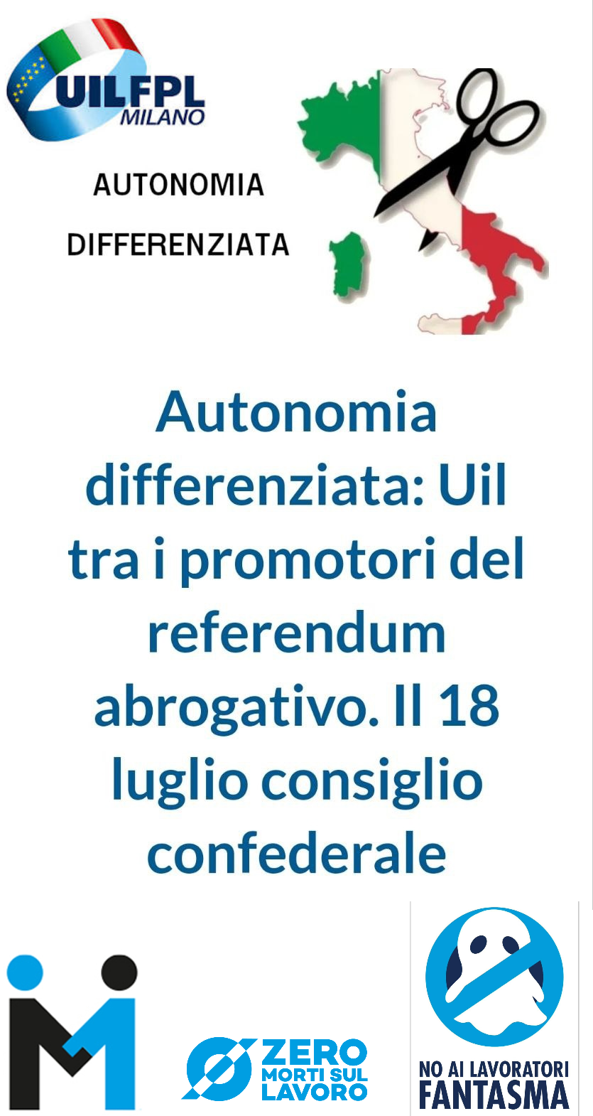 🔵 AUTONOMIA DIFFERENZIATA DICIAMO NO ALLA DISEGUAGLIANZA