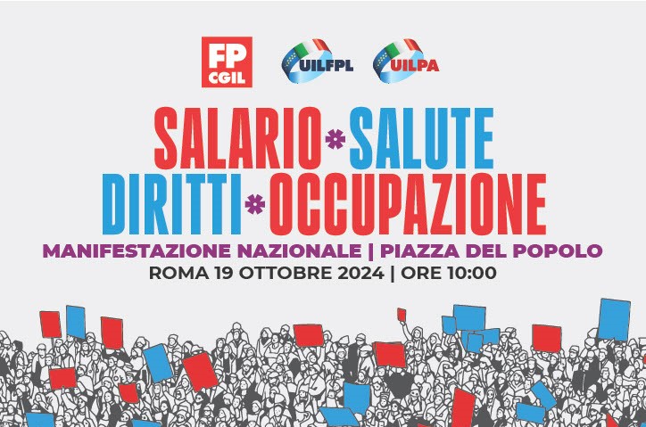 “Salario, salute, diritti, occupazione”: Uil-Fpl, Fp-Cgil e Uil-Pa scendono in piazza con una manifestazione nazionale