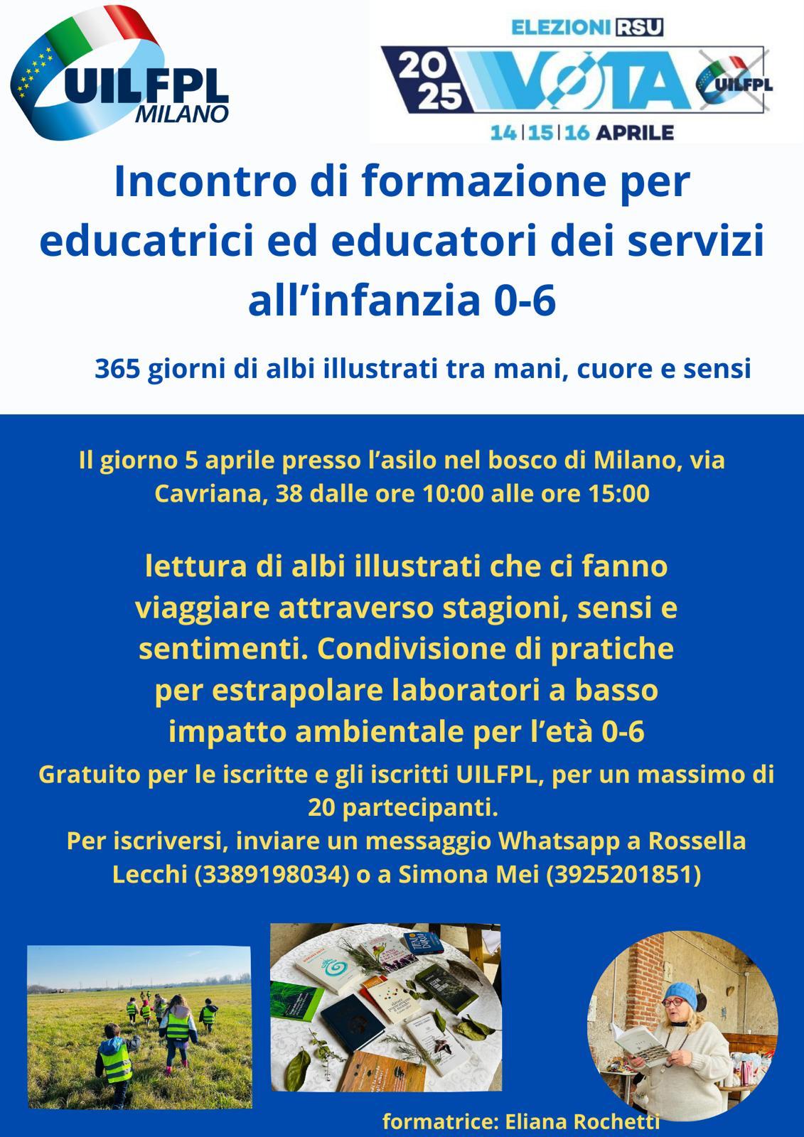 Incontro di formazione per educatrici ed educatori dei servizi all’infanzia 0-6