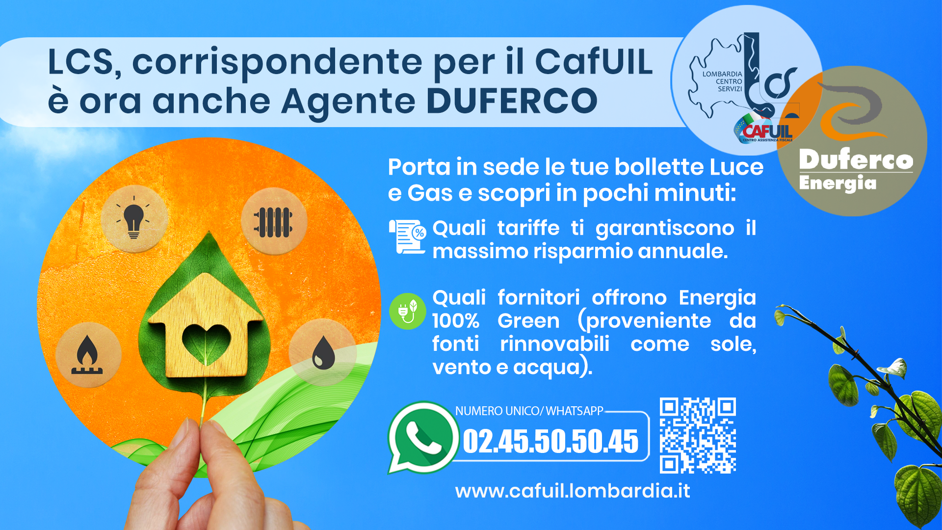LCS CAF UIL Lombardia è ora anche Agente DUFERCO