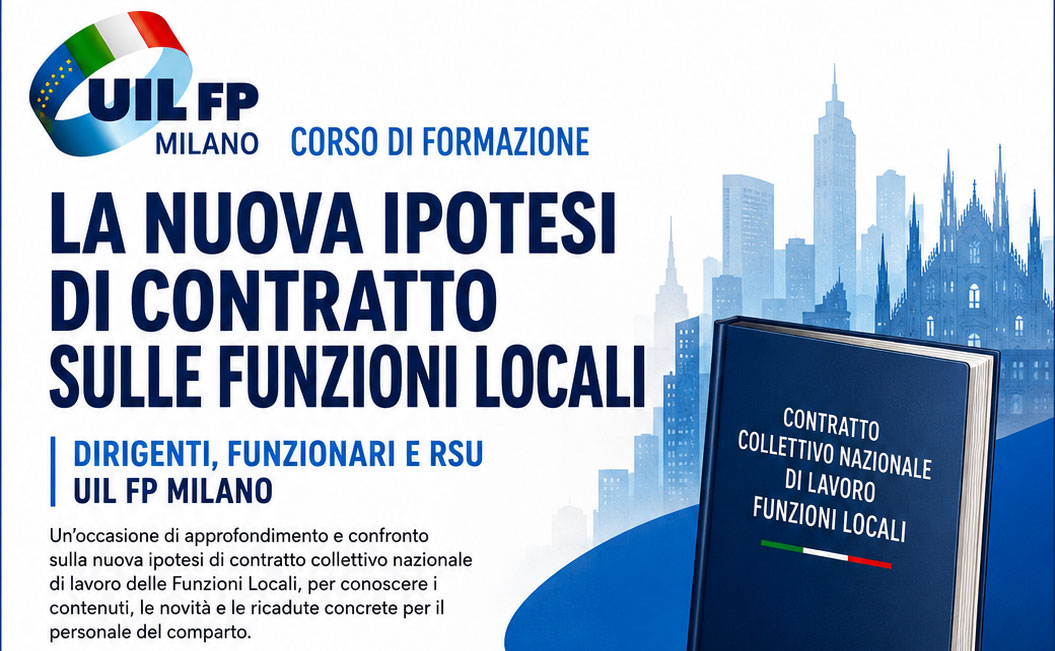 CORSO DI FORMAZIONE SULLA NUOVA IPOTESI DI CCNL FUNZIONI LOCALI 2025-2027