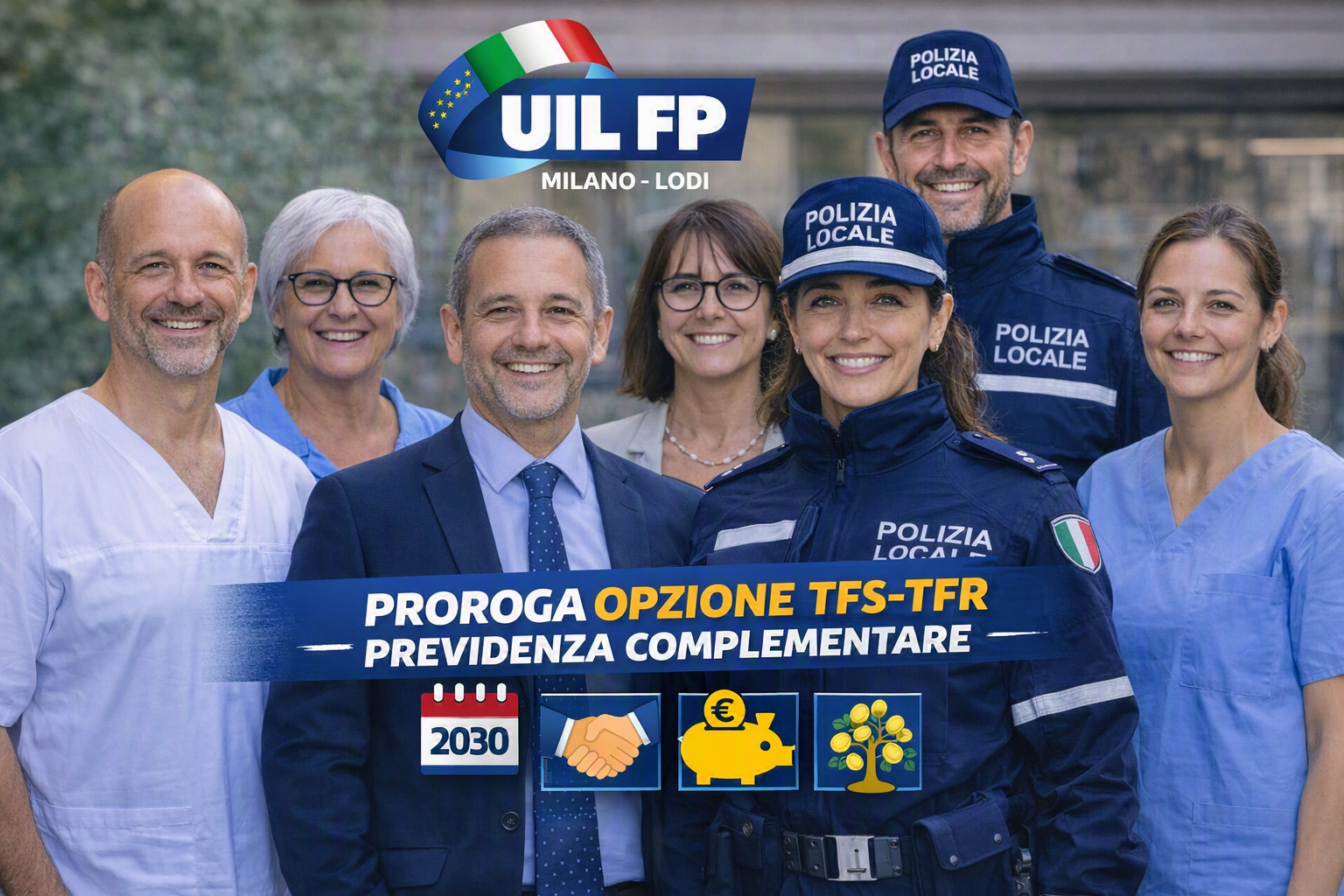 SOTTOSCRIZIONE DELL’IPOTESI DI CCNQ DEL 16 GIUGNO 2026 – PROROGA DEL TERMINE PER L’ESERCIZIO DELL’OPZIONE TFS-TFR E ADESIONE ALLA PREVIDENZA COMPLEMENTARE