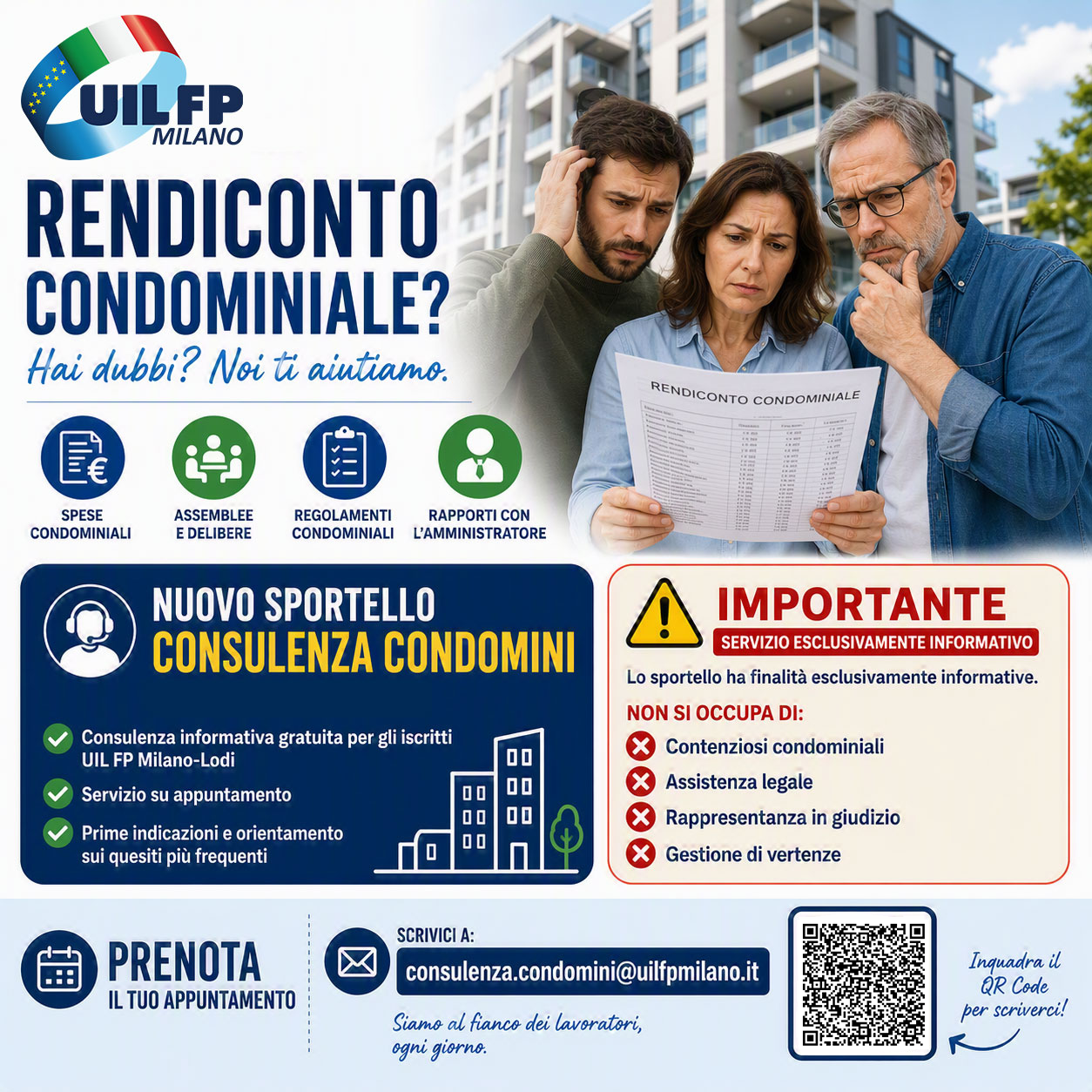 SPORTELLO CONSULENZA CONDOMINI PER GLI ASSOCIATI